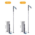 Aonijie E4204 Ba Lan leo núi có thể gập lại ngoài trời bằng sợi Carbon Chạy bộ xuyên quốc gia Ba Lan di động và bền bỉ — ảnh 7