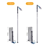 Aonijie E4204 Ba Lan leo núi có thể gập lại ngoài trời bằng sợi Carbon Chạy bộ xuyên quốc gia Ba Lan di động và bền bỉ — ảnh 8