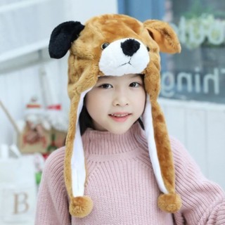 Mũ di chuyển sang trọng ASDFGER, Mũ giữ ấm cổ Mũ bịt tai động vật, Mũ Bomber Bảo vệ tai Động vật Phim hoạt hình Earmuff Earflap Trẻ em Quà tặng người lớn