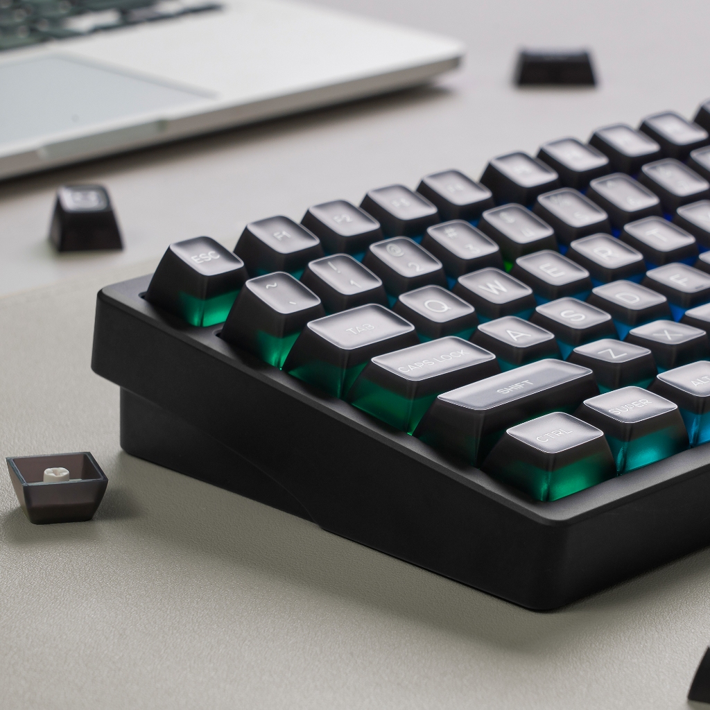 Pbt Black Jade Keycap, 140 Phím Double Shot SA Profile Bộ Mũ Chìa Khóa Tối Giản Cho Cherry MX Switch Bàn Phím Cơ | BigBuy360 - bigbuy360.vn