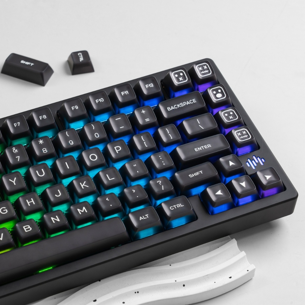 Pbt Black Jade Keycap, 140 Phím Double Shot SA Profile Bộ Mũ Chìa Khóa Tối Giản Cho Cherry MX Switch Bàn Phím Cơ | BigBuy360 - bigbuy360.vn