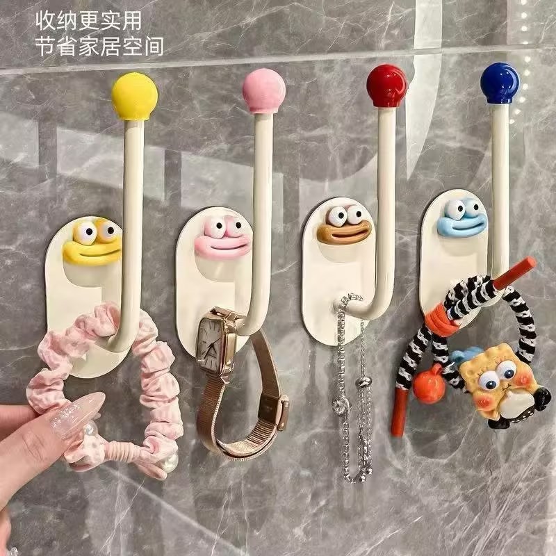 2 / 1 Cái Móc Treo Tường Không Đánh Dấu Dính Khóa Đấm Giá Nắp Bếp