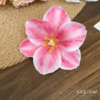 Drejew Không Khí Khói Vải Hoa Kẹp Tóc Nhỏ Tươi Phong Cách Ngày Lễ Mỏ Vịt Kẹp Thời Trang Ngọt Ngào Kẹp Phụ Kiện Tóc Nữ