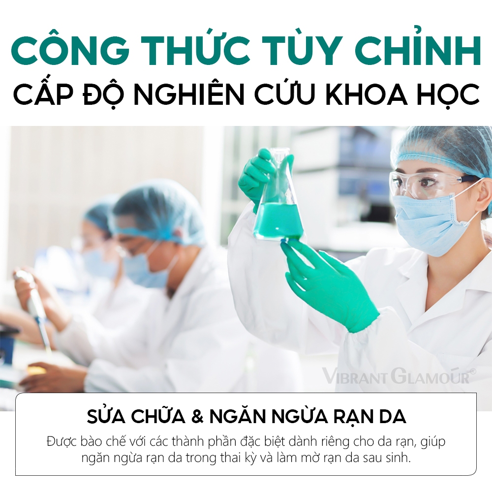 Ảnh Kem Hỗ Trợ Giảm Sẹo Sau Khi Sinh VIBRANT GLAMOUR Làm Trắng Và Săn Chắc Mịn Mượt Chống Lão Hóa 30g*2 2