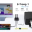 Bảng cắm ổ cắm UGREEN S6 Magic Cube với bảng cắm đa chức năng USB Trạm sạc máy tính để bàn đa cổng