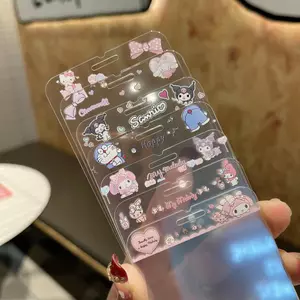Phim Kính Cường Lực HD Trong Suốt Hoàn Toàn Thích Hợp Cho iPhone 4 5 6 7 8 SE Họa Tiết iPhone7Plus Nửa Màn Hình Màu Phim Hoạt Hình
