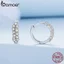 Bamoer 925 Bông Tai Bạc Cho Nữ Trái Tim Đơn Giản Giọt Nước Tai Khóa Quà Tặng Trang Sức