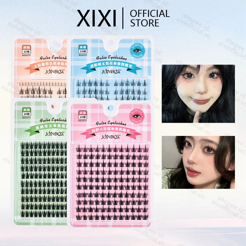 Xixi Herorange Lông Mi Giả Siêu Nhiên Lông Mi Giả Siêu Mềm Đơn Cụm Lông Mi Giả Thái Phong Cách Truyện Tranh Mi NO. Gj-57