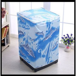 Sanchenby3949 Top Open Cover Rainbow Circle.Washing Machine Cover Chống Thấm Nước Chống Nắng Tự Động Chống Bụi Bao