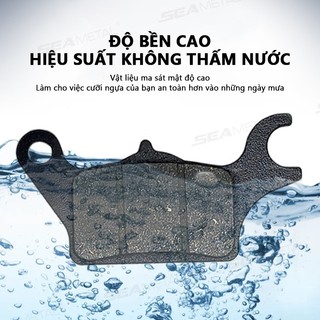 Seametal Má Phanh Xe Máy Phía Trước Phía Sau Đĩa Phanh Má Xe Đạp Điện Caliper Honda Click 125i Wave 110i Beat
