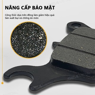 Seametal Má Phanh Xe Máy Phía Trước Phía Sau Đĩa Phanh Má Xe Đạp Điện Caliper Honda Click 125i Wave 110i Beat