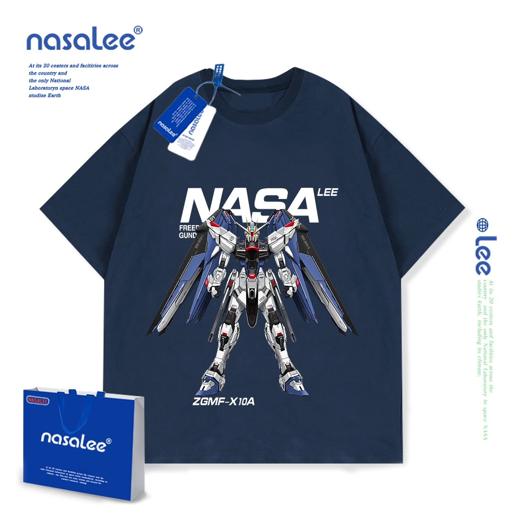 Nasa Pure Cotton Tay Ngắn 2025 Phong Cách Mới Trẻ Em Tay Ngắn Mềm Mại Thoải Mái Thời Trang Dễ Thương