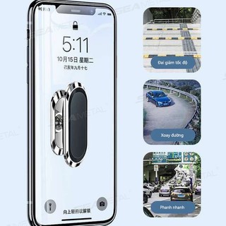Giá đỡ điện thoại ô tô SEAMETAL Giá đỡ điện thoại di động tự động Giá đỡ điện thoại di động Xoay 360 độ Hỗ trợ mạnh mẽ