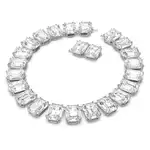 Swarovski (Mới) Vòng Cổ Nữ Thời Trang Bạc S925 Quá Khổ Giả Pha Lê Hình Bát Giác Cắt Pha Lê Trắng Đá Quý Millenia Vòng Cổ Quà Tặng Ngày Lễ Tình Nhân Sinh Ra Đời — ảnh 6