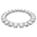 Swarovski (Mới) Vòng Cổ Nữ Thời Trang Bạc S925 Quá Khổ Giả Pha Lê Hình Bát Giác Cắt Pha Lê Trắng Đá Quý Millenia Vòng Cổ Quà Tặng Ngày Lễ Tình Nhân Sinh Ra Đời — ảnh 5