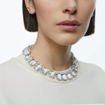 Swarovski (Mới) Vòng Cổ Nữ Thời Trang Bạc S925 Quá Khổ Giả Pha Lê Hình Bát Giác Cắt Pha Lê Trắng Đá Quý Millenia Vòng Cổ Quà Tặng Ngày Lễ Tình Nhân Sinh Ra Đời — ảnh 4