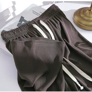 M-4XL Quần Size Lớn Nữ [Thoáng Khí Thoải Mái] Size Cực Lớn 150kg Quần Tím 2025 Quần Thường Ngày Thu Đông Sữa fufu Pyjama Quần Nữ Quần Thẳng Nữ Quần Rộng