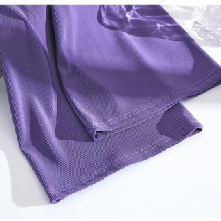 M-4XL Quần Size Lớn Nữ [Thoáng Khí Thoải Mái] Size Cực Lớn 150kg Quần Tím 2025 Quần Thường Ngày Thu Đông Sữa fufu Pyjama Quần Nữ Quần Thẳng Nữ Quần Rộng