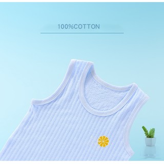 NuyoNowo Kids Mùa hè Breathable Cotton Vest