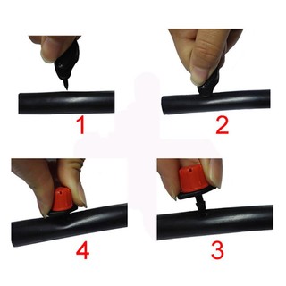 Máy đục lỗ ống 4 / 7mm Máy đục lỗ ống 3mm & 4mm để tưới đục lỗ Dụng cụ làm vườn
