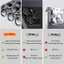 Bảo vệ ống kính máy ảnh OSGEER cho iPhone 11 12 13 14 15 16 Pro Max, [Khay lắp đặt 1 bước] Kính cường lực bảo vệ màn hình Kim loại - XYW313