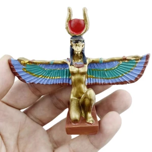 Nữ thần thần thần thoại Ai Cập Isis mô phỏng thủ công trang trí nhà cửa lưu niệm mô hình tượng nhỏ