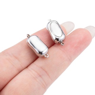 Được đánh bóng bằng thép không gỉ Thỏi khóa Trang sức tự làm Vòng tay ngọc trai Phụ kiện vòng cổ