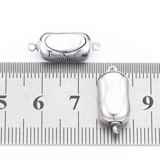 Được đánh bóng bằng thép không gỉ Thỏi khóa Trang sức tự làm Vòng tay ngọc trai Phụ kiện vòng cổ