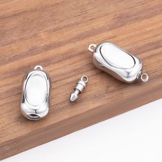 Được đánh bóng bằng thép không gỉ Thỏi khóa Trang sức tự làm Vòng tay ngọc trai Phụ kiện vòng cổ