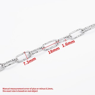 Thép không gỉ Đóng lõm hình bầu dục Chuỗi chữ thập Trang sức tự làm Vòng cổ Vòng tay Phụ kiện