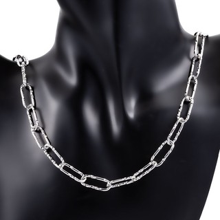 Thép không gỉ Đóng lõm hình bầu dục Chuỗi chữ thập Trang sức tự làm Vòng cổ Vòng tay Phụ kiện
