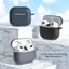 Vỏ OSGEER cho AirPods Pro 2 / Airpod 3 4, Vỏ mềm bảo vệ toàn diện bằng silicon AirPods Vỏ mềm Bảo vệ chống sốc Móc khóa toàn thân - XYW0344