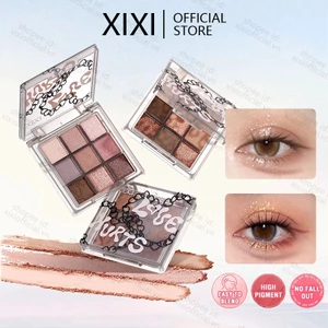Xixi 9 Màu Phấn Mắt Bảng Lấp Lánh Ngọc Trai Matte Eye Shadow Shimmer Trang Điểm Lâu Dài Nữ Làm Đẹp Mắt Mỹ Phẩm NO.D863