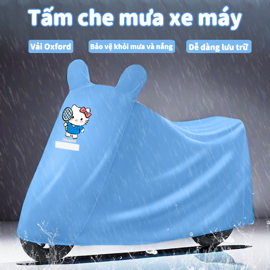 【Vải Oxford cao cấp Bạt phủ xe máy 】Bảo vệ chống xói mòn mưa và ánh nắng mặt trời，Bạt Trùm Xe Máy/ Bạt Che Xe Máy điện  - Túi giao hàng