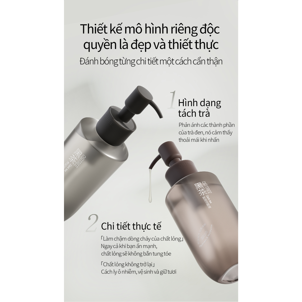 Ositree Dầu tẩy trang dành cho da nhạy cảm, tẩy trang nhẹ nhàng và không gây kích ứng