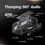 Loa Bluetooth Di Động BOGASING M5 | Công Suất 40W | Sử Dụng Đến 30h | Âm Thanh 360 Độ | Chống Nước IPX7 — ảnh 4