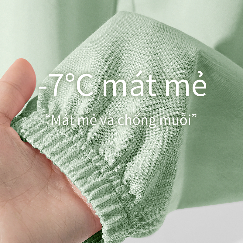 W.G.Q  Quần chống muỗi  Bé trai, Thoáng khí mát mẻ, Mũi chống muỗi, Nhẹ có in chữ