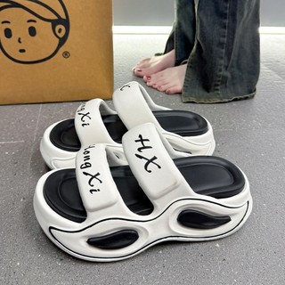Dép 6CM Nữ Giá Trị Cao Mới Chống Trơn Trượt Nhà Đế Mềm Xu Hướng Đáy Dày Chống Mùi Đơn Giản Có Thể Đeo Bên Ngoài Dép sandal