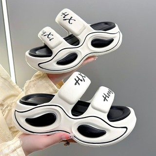 Dép 6CM Nữ Giá Trị Cao Mới Chống Trơn Trượt Nhà Đế Mềm Xu Hướng Đáy Dày Chống Mùi Đơn Giản Có Thể Đeo Bên Ngoài Dép sandal