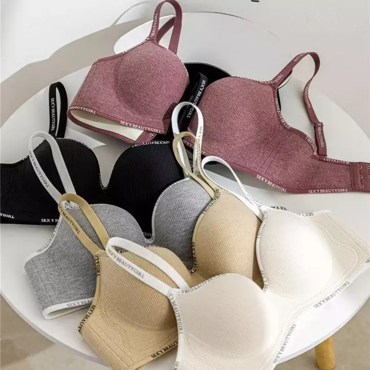 Silk Phoenix 👙 Cốc xốp dày cho bé gái Áo ngực Cotton mềm mại Đồ lót nữ liền mạch Bralette không dây dành cho nữ