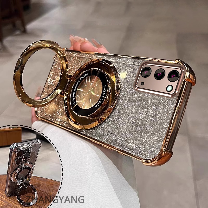Ốp Lưng Cho Samsung NOTE 20 Mạ Điện Bốn Góc Chống Rơi Vỏ Điện Thoại Thẩm Mỹ flash 3D Giá Đỡ Điện Thoại Thiết Kế Mới TPU Mềm case