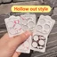 Phong Cách Rỗng Hoạt Hình Bảo Vệ Ống Kính Thích Hợp Cho iPhone 16ProMax Ống Kính Miếng Dán iphone15Pro Điện Thoại Di Động Acrylic Ống Kính Bảo Vệ Phim Thích Hợp Cho 13mini 13 14 15