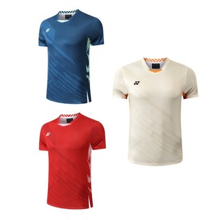 2025 Mới Yonex Quần Áo Cầu Lông Nam Nữ Tay Ngắn Sấy Tốc Độ Quần Áo Thể Thao Thanh Niên Thi Đấu Quần Áo Tập Luyện Quần Áo