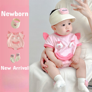 Thời Trang Mùa Hè TidInfants Rompers Bé Gái Tam Giác Romper Sơ Sinh Áo liền quần Bé Romper Quần Áo