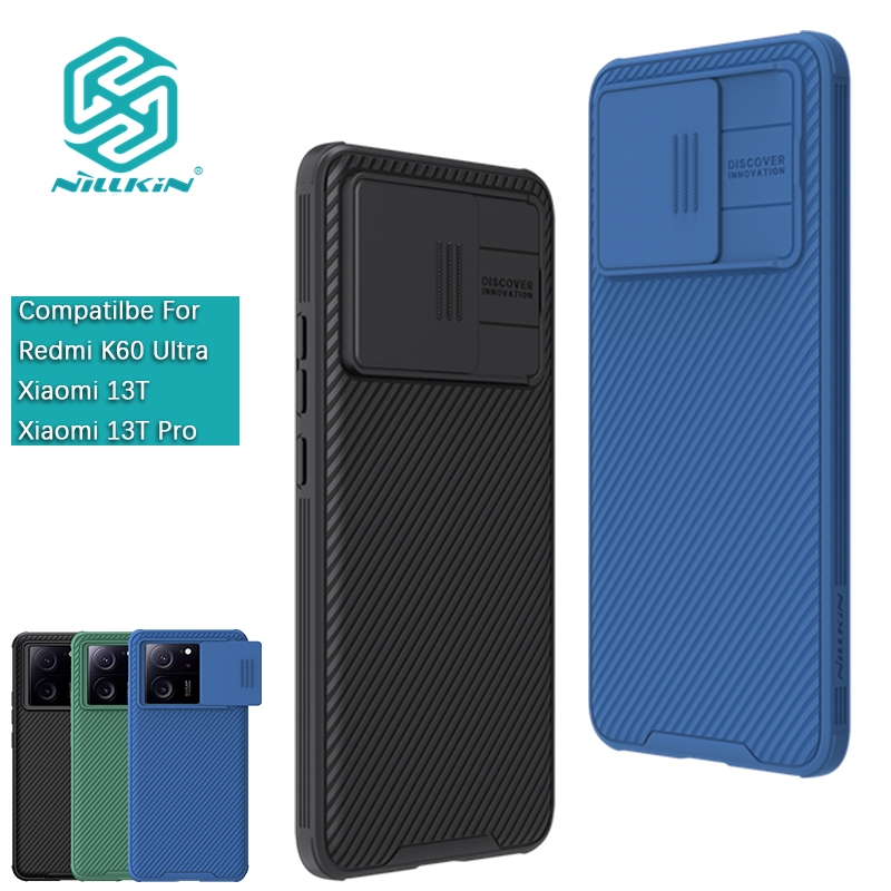 Nillkin Cho Xiaomi 14T Pro / 13T Pro / Redmi K60 Ultra Camshield Pro PC TPU Bảo Vệ Ống Kính Máy Ảnh Trượt Trượt Ốp Lưng Cứng Vỏ Điện Thoại Vỏ