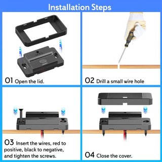 4 cổng 12/24V USB C Outlet Bảng điều khiển Tường gắn trên ổ cắm sạc xe hơi với công tắc nút Phụ kiện xe hơi không thấm nước cho xe buýt RV Truck