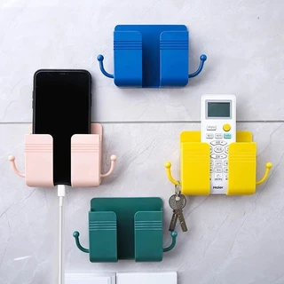 Fizzbuzz | Kệ dán tường để remote điều khiển, giá đỡ sạc điện thoại tiện lợi dễ dàng,phù hợp với hầu hết các loại remote điều khiển