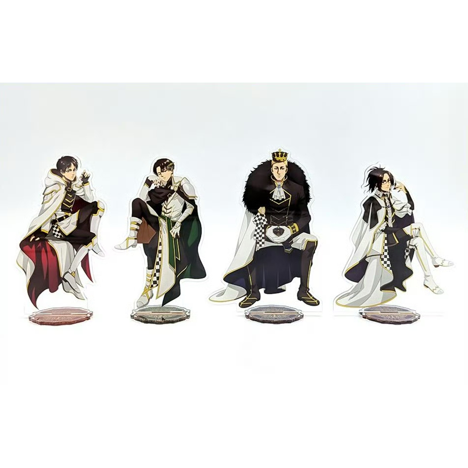 Attack on Titan Chess Series Acrylic Standees - Eren, Levi, Hange, Erwin Anime Sưu Tập Hình