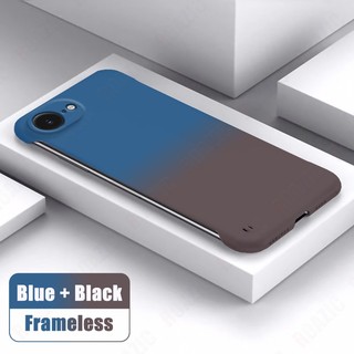 Ốp Lưng Nhựa Cứng Không Khung Gradient Tương Thích Cho iPhone 16e Mỏng Nhiều Màu Sắc Vỏ Điện Thoại Vỏ Camera Bảo Vệ Ốp Lưng SWBK02