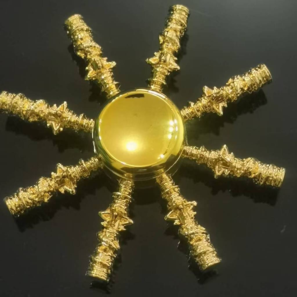 2025fidget Spinner Hợp kim kẽm Đồ chơi giải nén Tay Spinner Ngón tay Spinner Nhà máy Bán buôn Kim loại quay hàng đầu đồ chơi quay hàng đầu hiệu quả làm giảm căng thẳng Đồng vàng